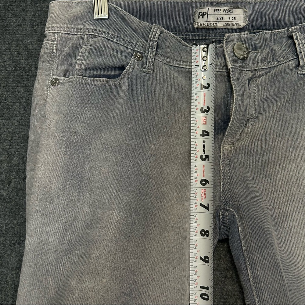 Free People Low Rise Corduroy Skinny Jeans - Picture 6 of 6